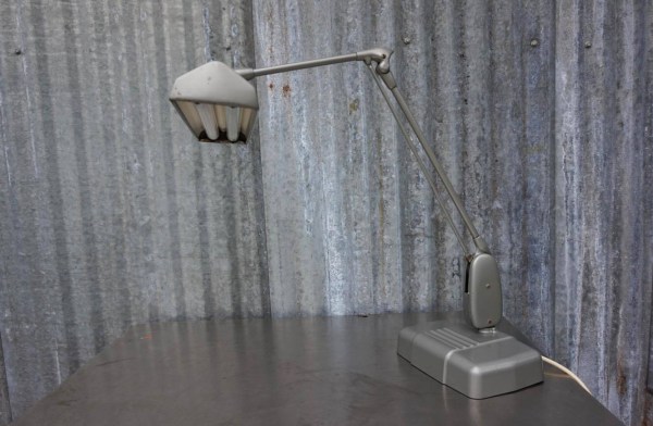 vintage Dazor M-270 Magnifier jeweler  Desk Lamp Floating architects watch repair bureaulamp vergrootlamp USA-01